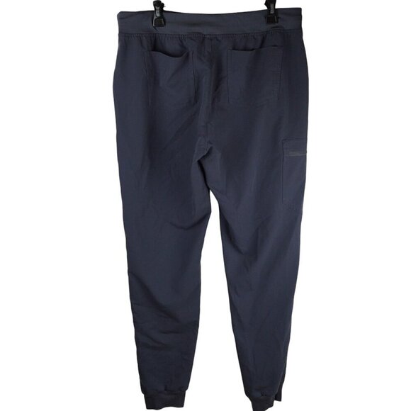 Womens FIGS Zamora Jogger Scrub Pants With Pockets & Red Drawstring L Tall - Picture 5 of 8